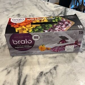 Bralo multi- purpose vegetable chopper NWOT